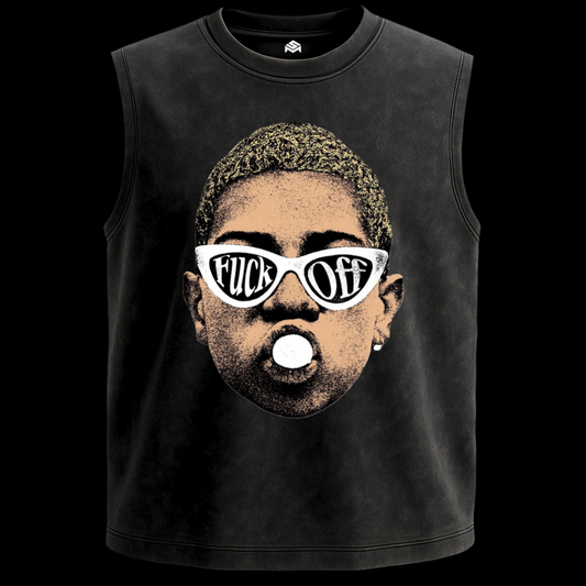 FCUK ACID WASH OVERSIZE TANK