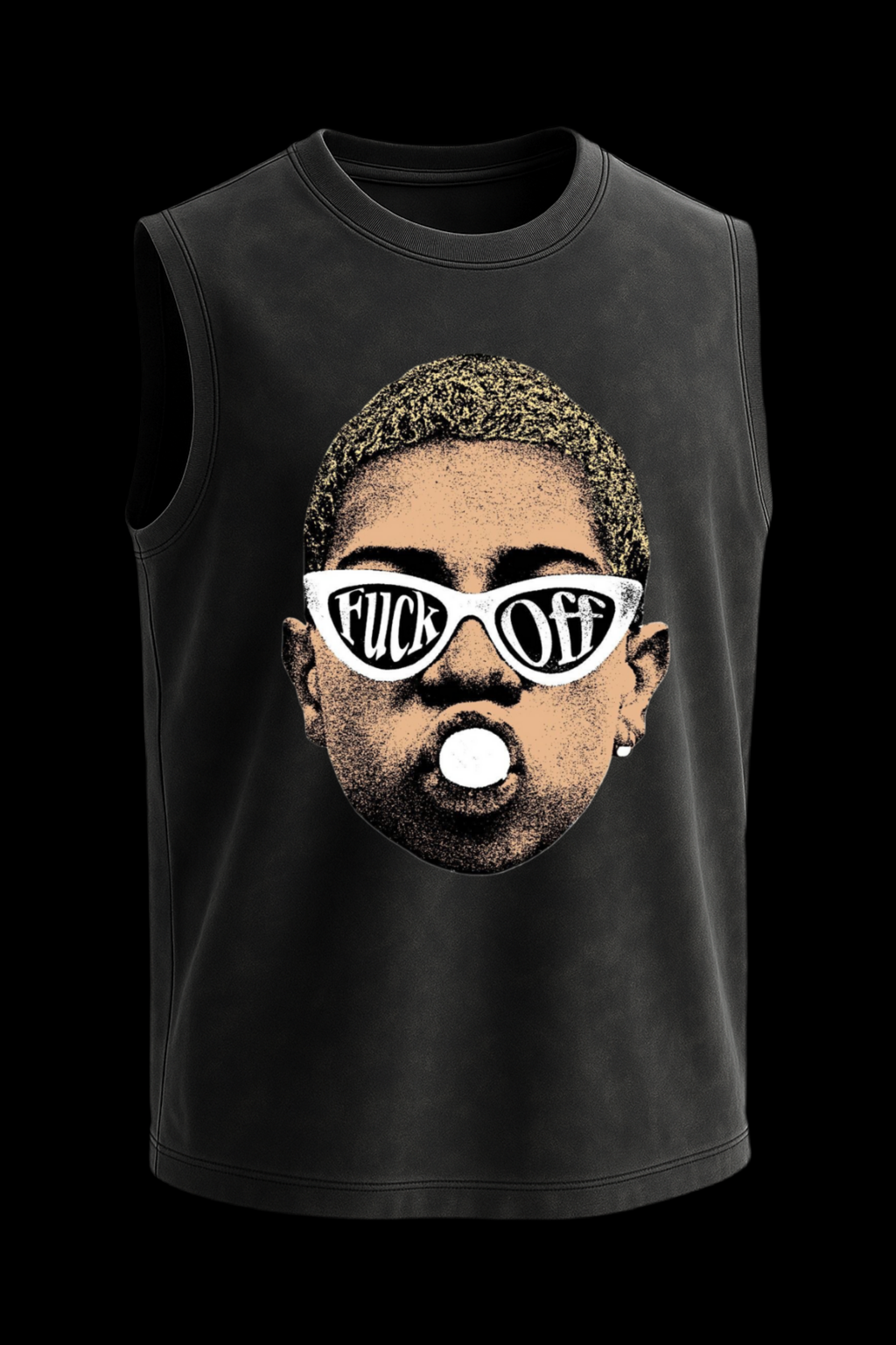 FCUK ACID WASH OVERSIZE TANK