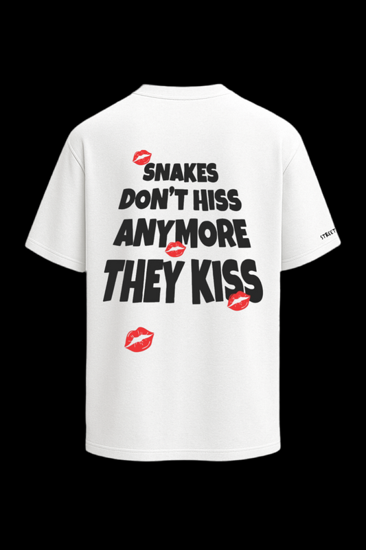 SNAKES DON'T HISS ANYMORE -OVERSIZE TEE