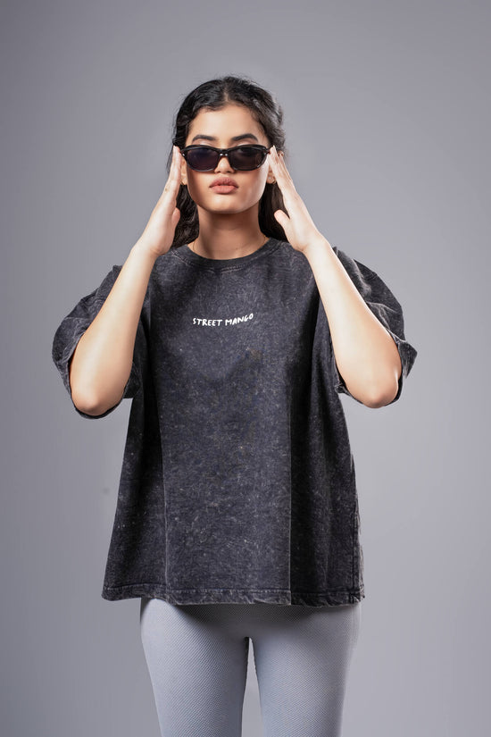ROOKLY ACID WASH OVERSIZED TEE