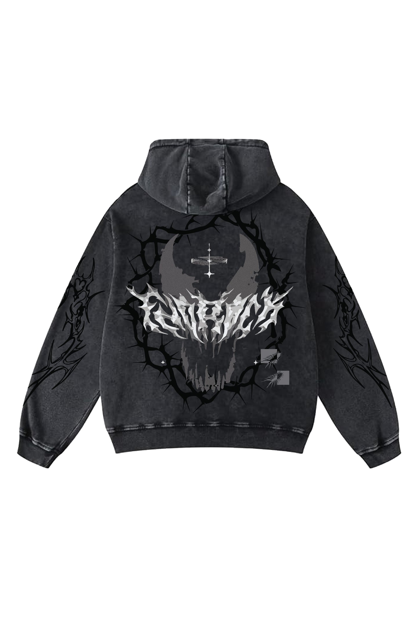 Lunar Eclipse Vinatge Oversized Hoodie