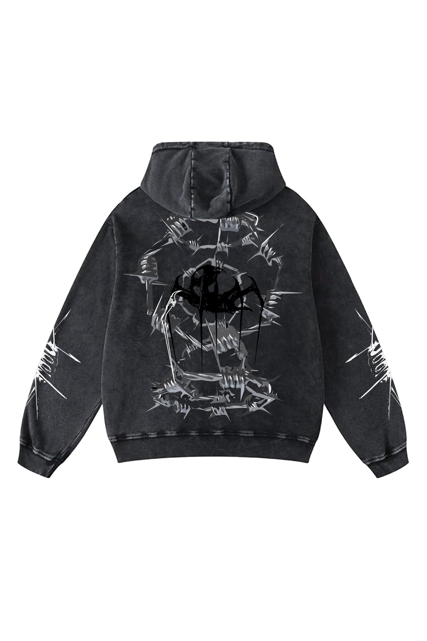 Crimson Sins Vintage Oversized Hoodie