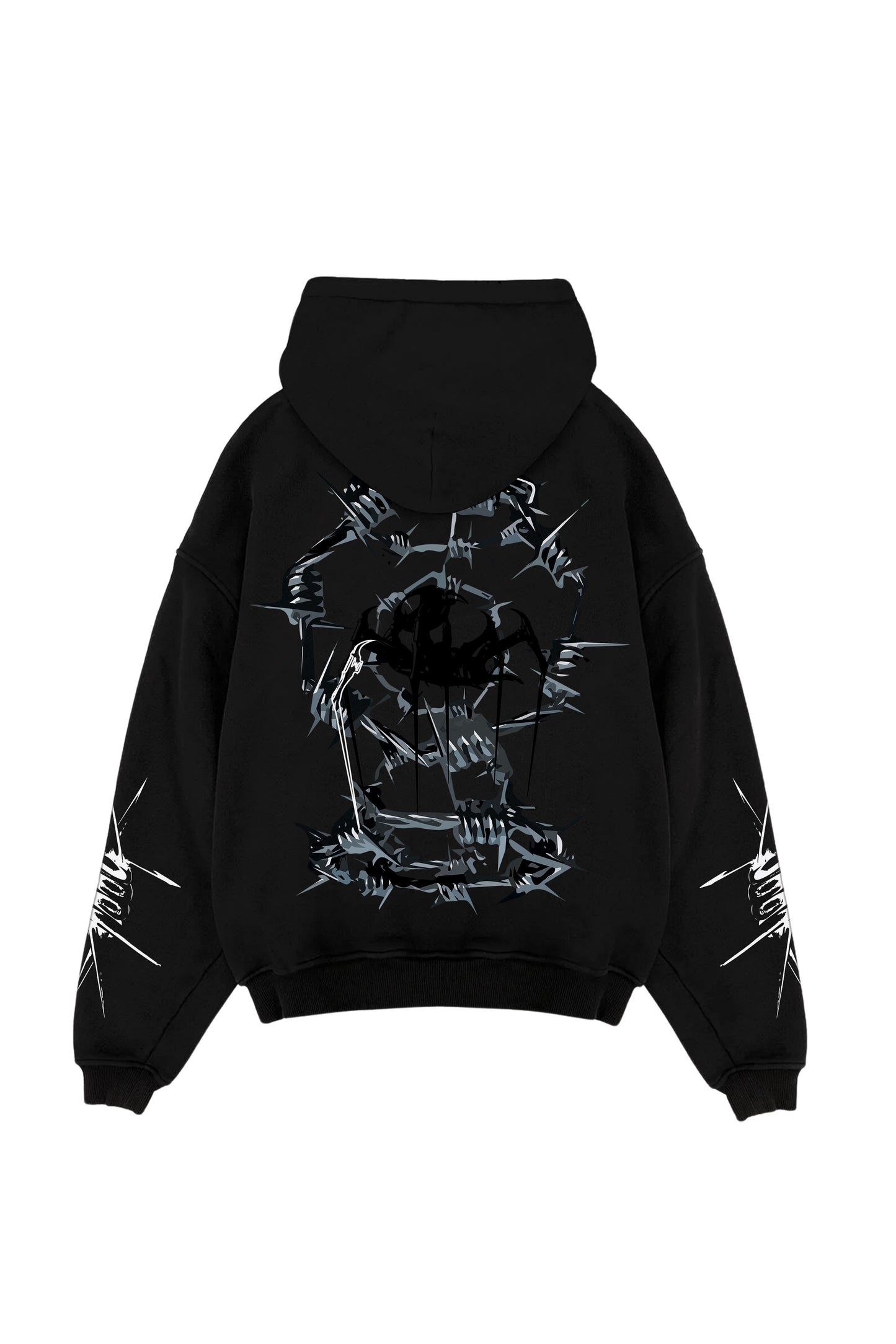Crimson Sins Vintage Oversized Hoodie