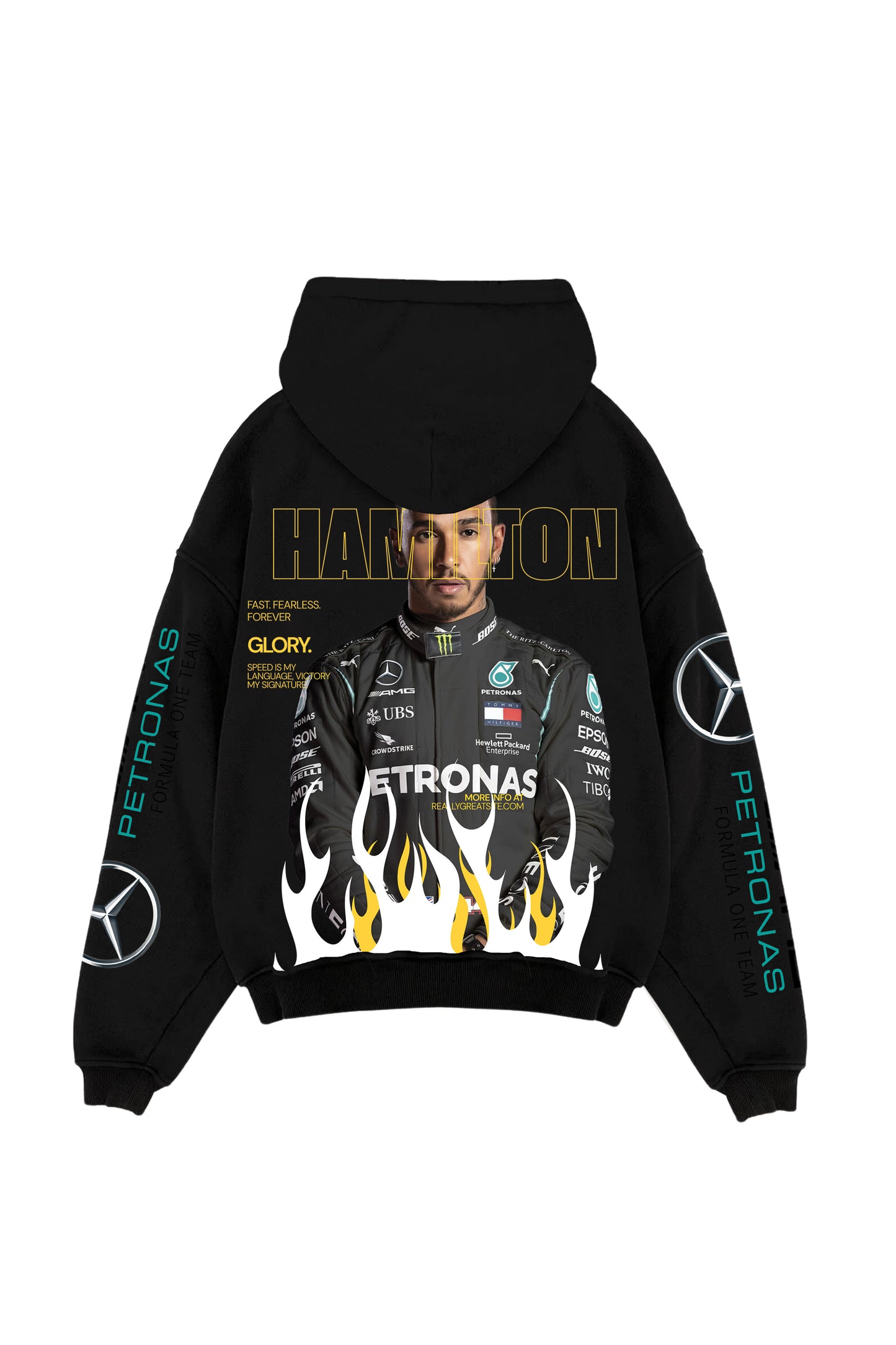 Lewis Hamilton Designed Oversized Hoodie