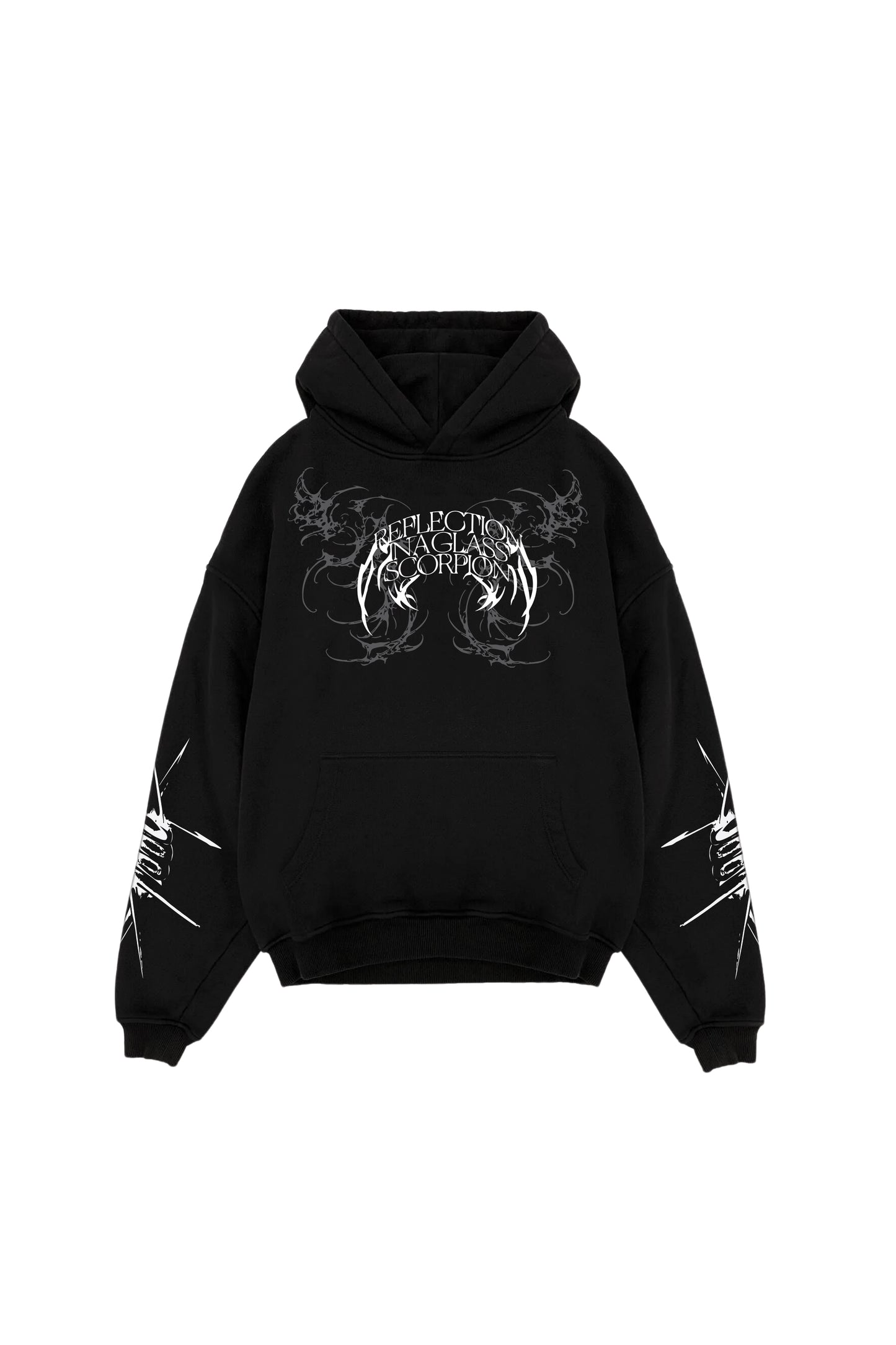 Crimson Sins Vintage Oversized Hoodie