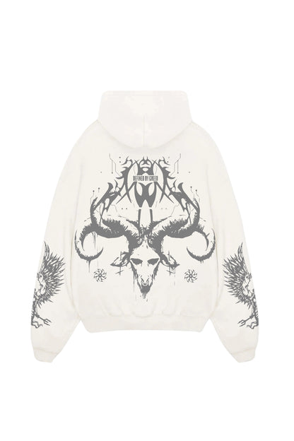 Midnight Requiem Vintage Oversized Hoodie