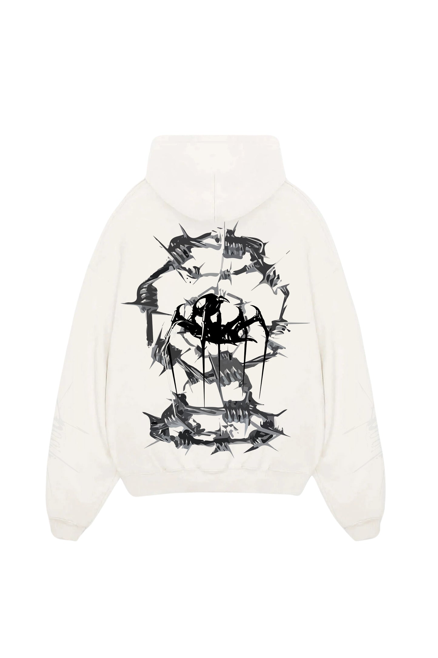 Crimson Sins Vintage Oversized Hoodie