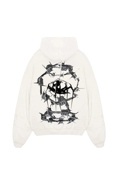 Crimson Sins Vintage Oversized Hoodie