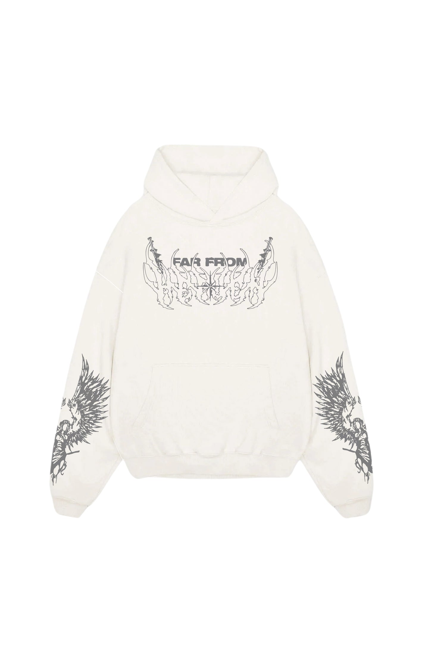 Midnight Requiem Vintage Oversized Hoodie