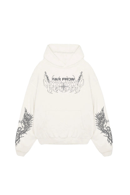 Midnight Requiem Vintage Oversized Hoodie