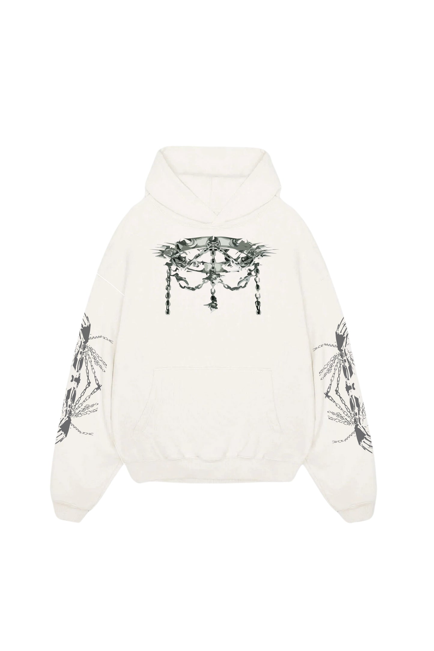 Noir Saint Vintage Oversized Hoodie