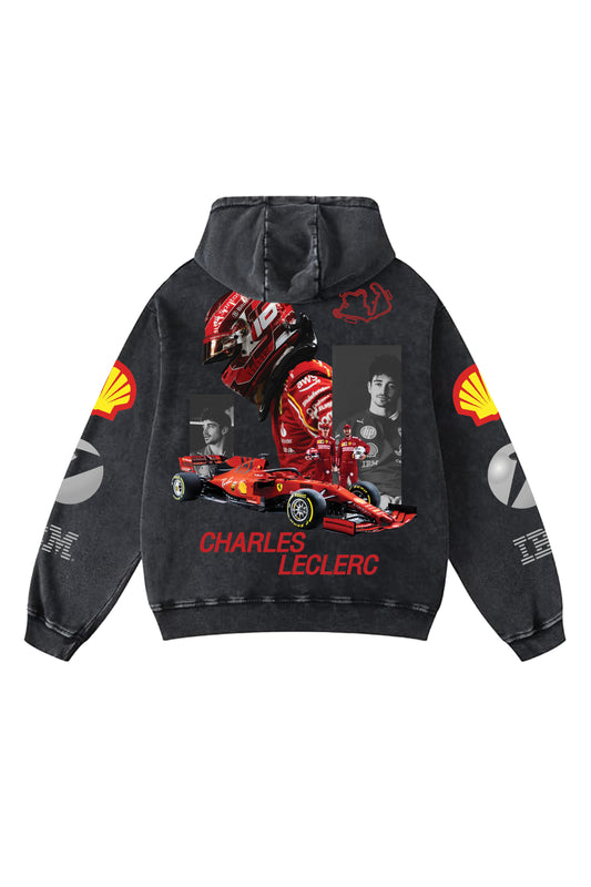 Charles Leclerc Designed Oversized Hoodie