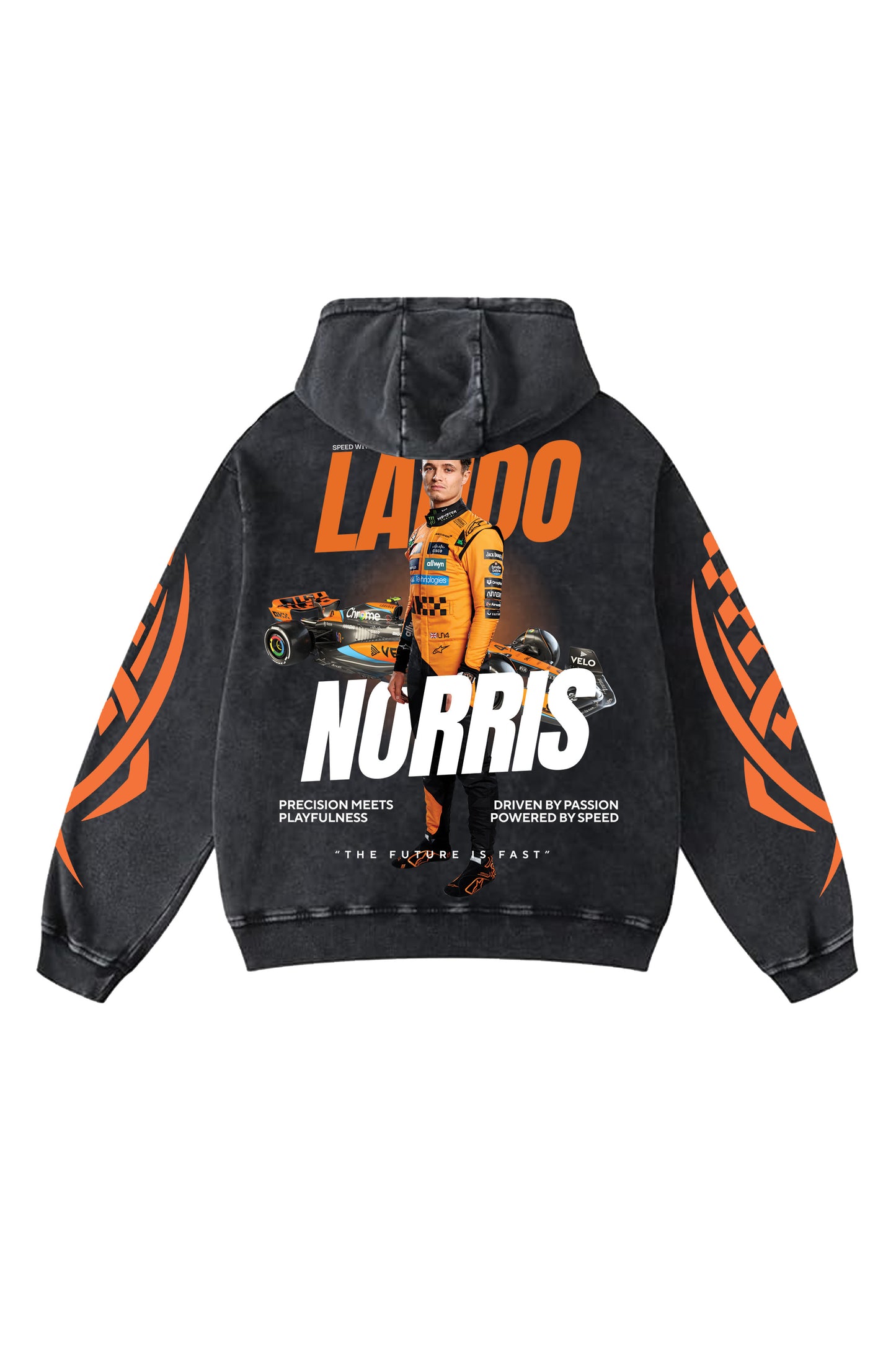 Lando Norris Designed Oversized Hoodie